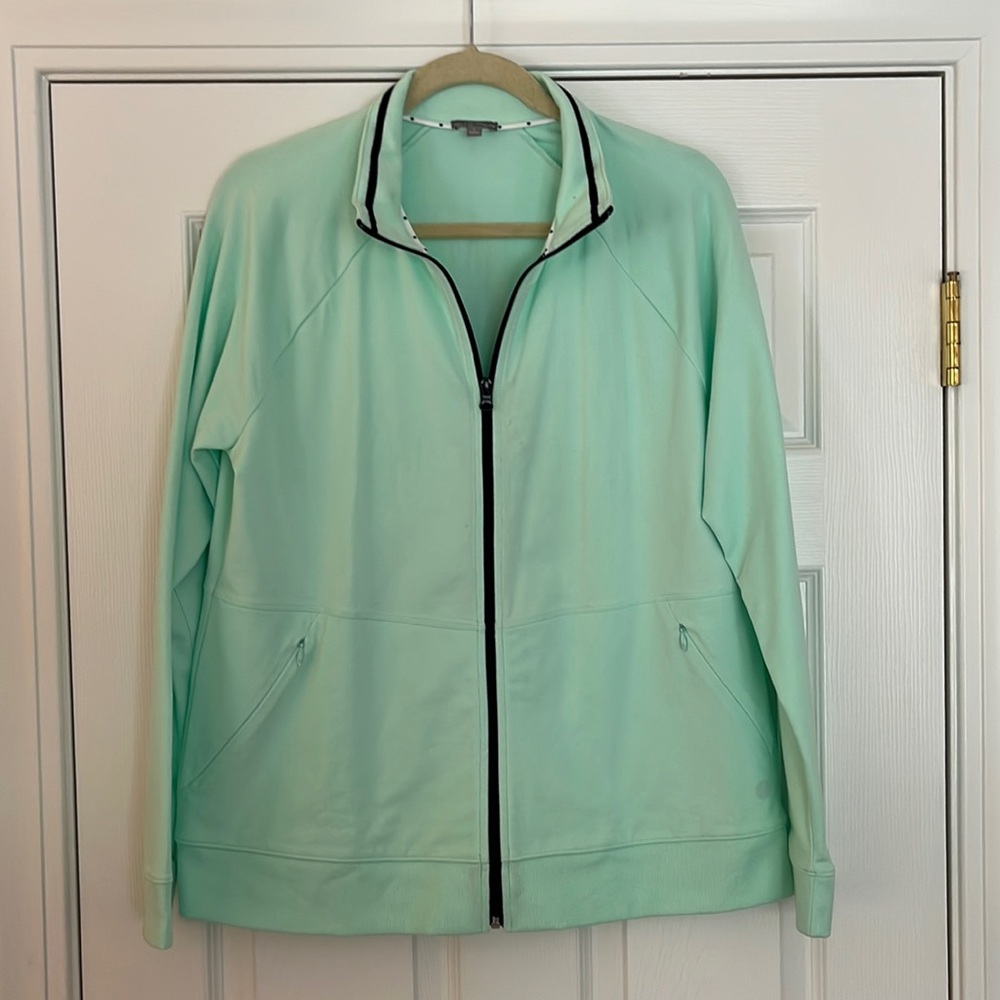 T By Talbots Zip-Front Active Jacket - image 1